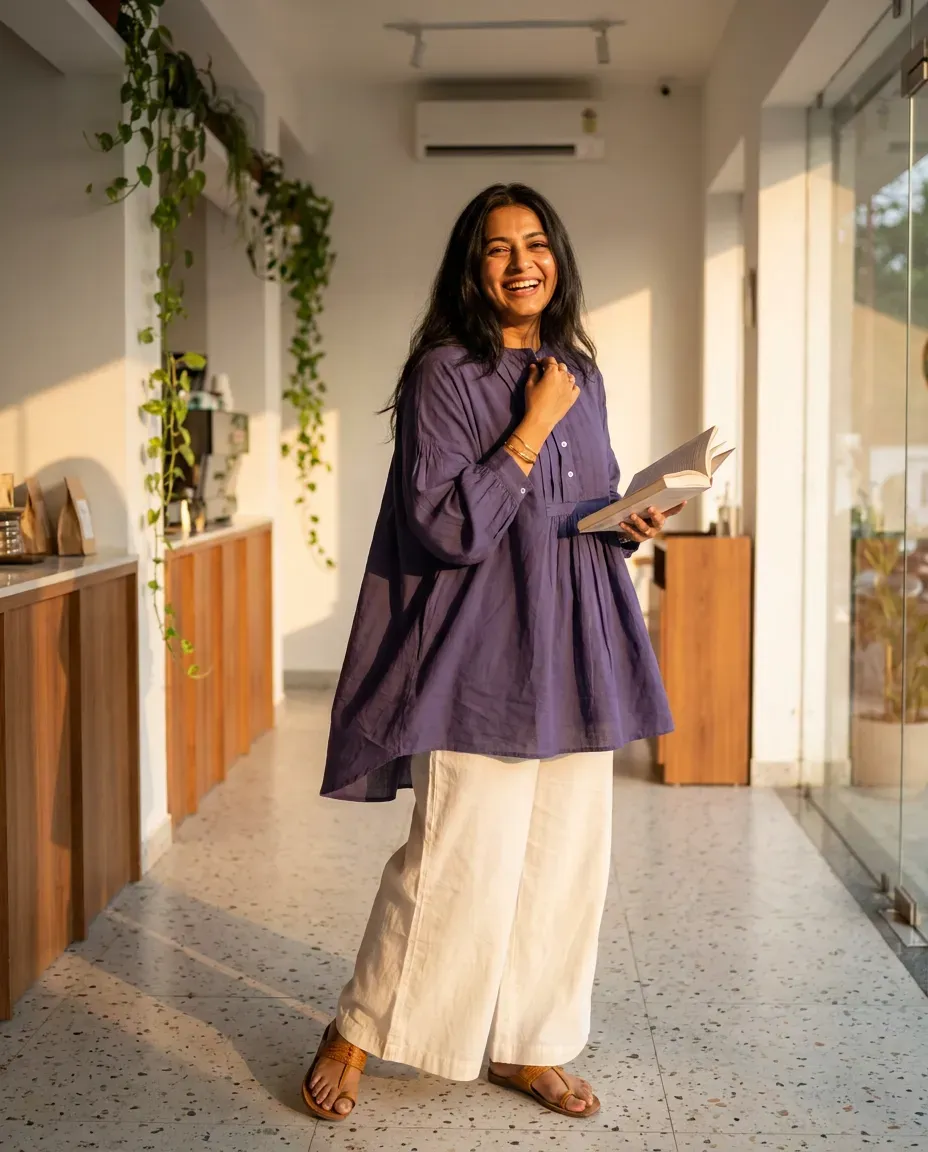 Indigo Oversized Tunic