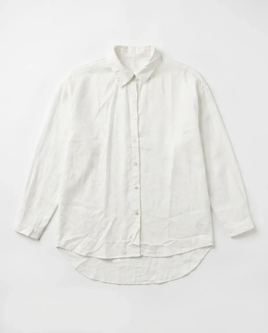 Ivory Relaxed Cotton Shirt