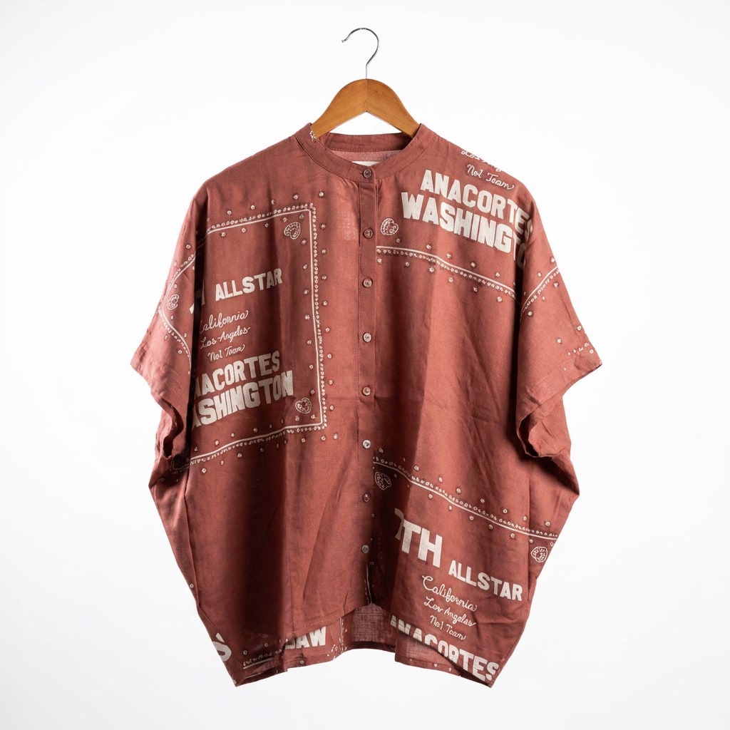 Rust Allstar Print Shirt